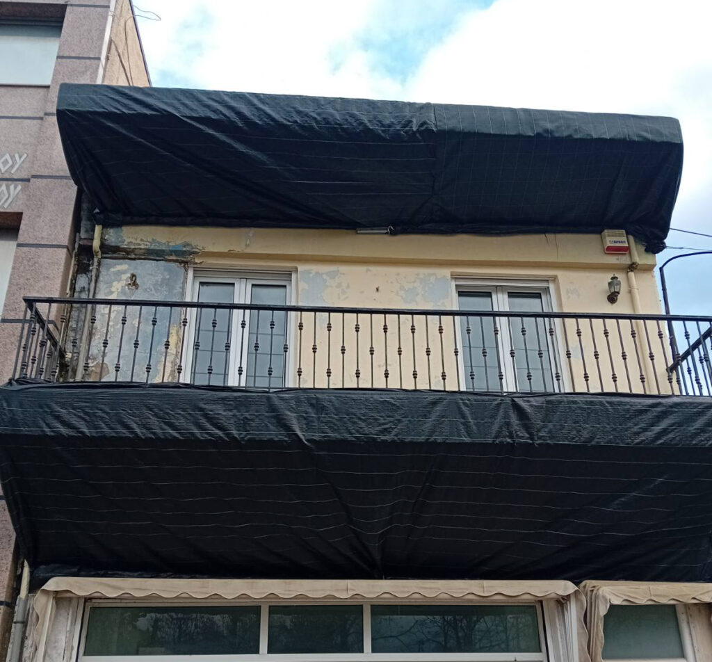 Ασφαλίστηκε το επικίνδυνο κτίριο στη Ν. Πλαστήρα, μετά την δημοσιοποίηση του προβλήματος