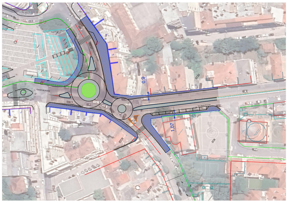«Κυκλοφοριακή ανάσα» με την κατασκευή κυκλικών κόμβων στο ύψος της Πλατείας Ωρολογίου