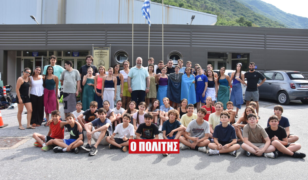 Η ομάδα κολύμβησης της Μακάμπι Τελ Αβίβ επέλεξε τη Νάουσα για την προετοιμασία της