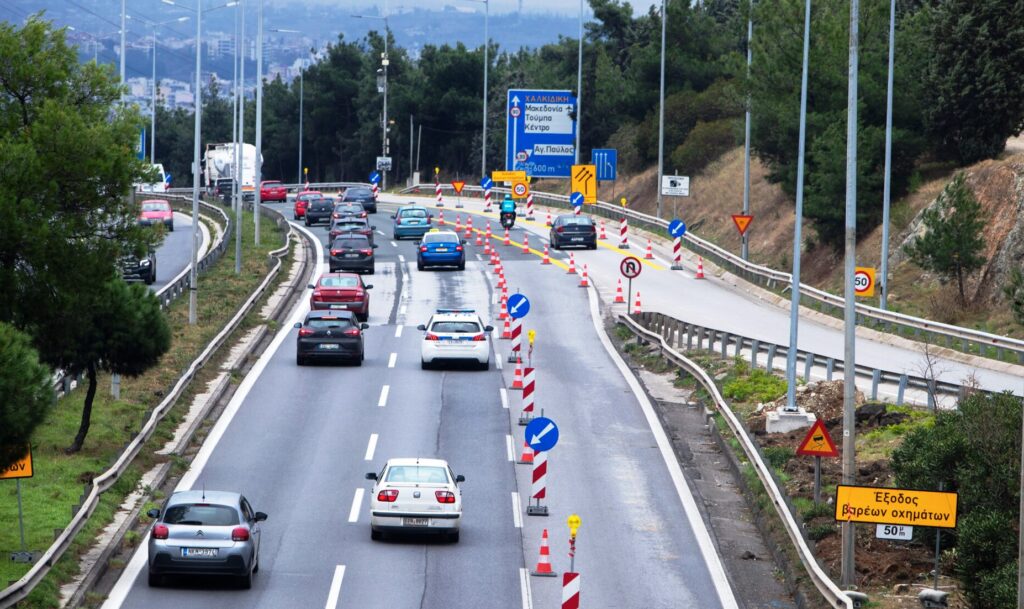 Διακοπή κυκλοφορίας από το βράδυ της Τετάρτης σε τμήμα του περιφερειακού Θεσσαλονίκης