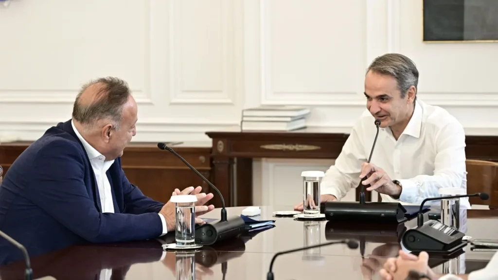 Συνάντηση Μητσοτάκη-Αγγελούδη:Θα έχουμε μια νέα ΔΕΘ το 2030-Μητροπολιτικό πάρκο το ζητούμενο