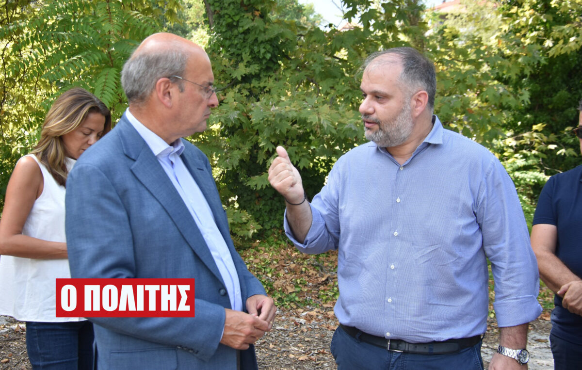 Το σχέδιο «ΝΗΜΑ» και οι αναπτυξιακές προτεραιότητες του Δήμου Νάουσας στη συνάντηση Νίκου Κουτσογιάννη – Κωστή Χατζηδάκη