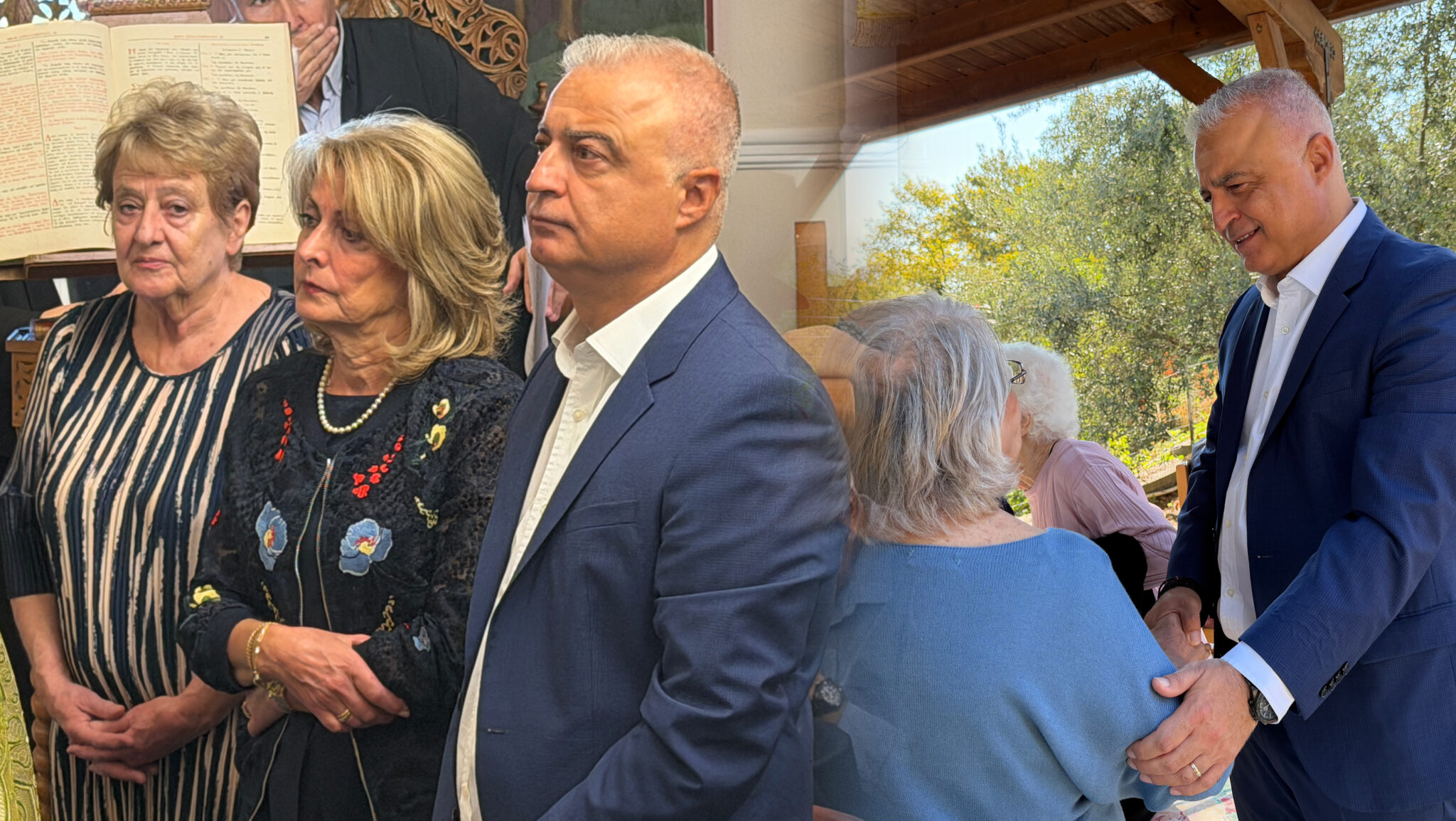 Ο Λάζαρος Τσαβδαρίδης στο Γηροκομείο Βέροιας