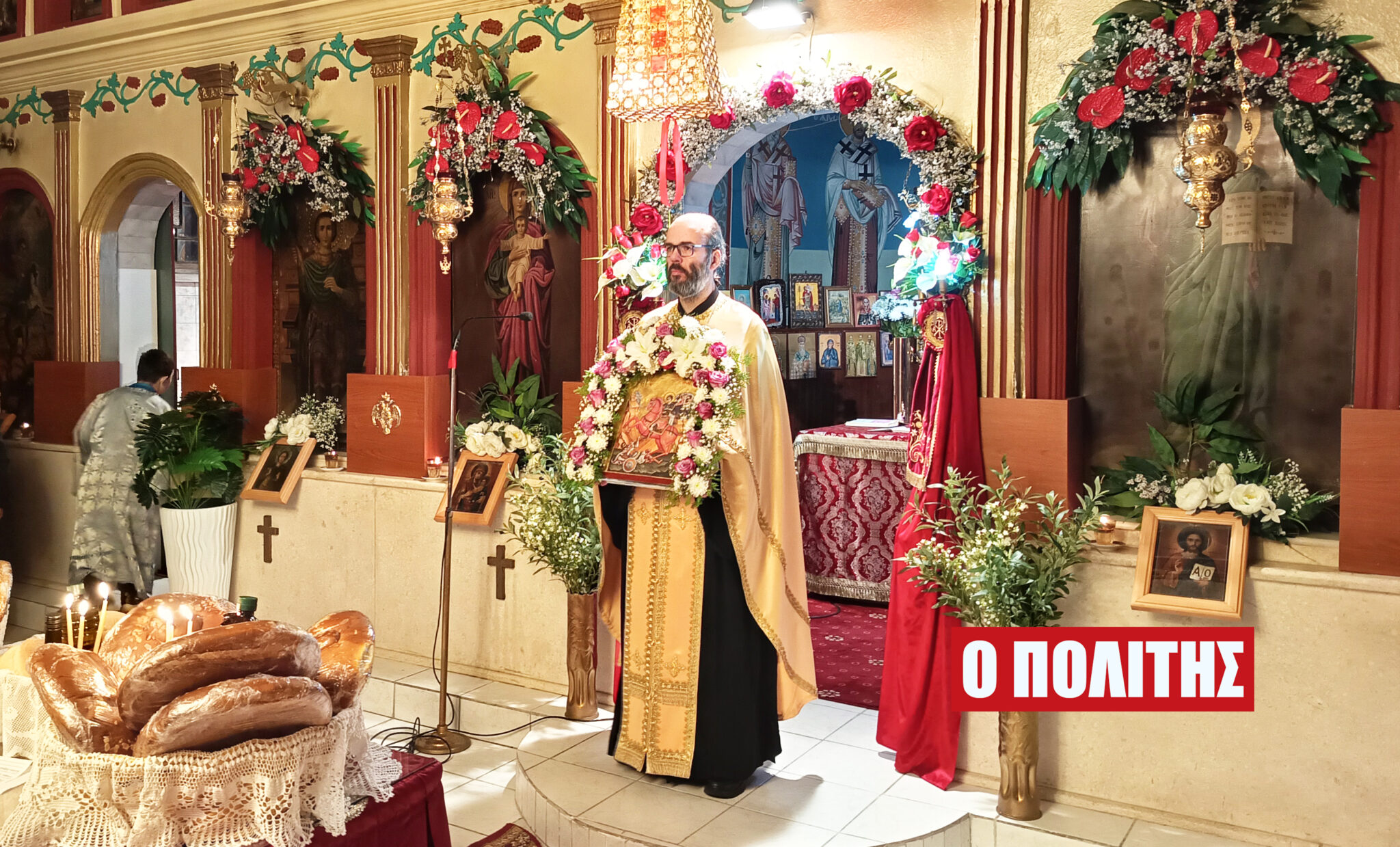 Ο Πανηγυρικός Εσπερινός του Ιερού Ναού Αγίου Δημητρίου Καψόχωρας